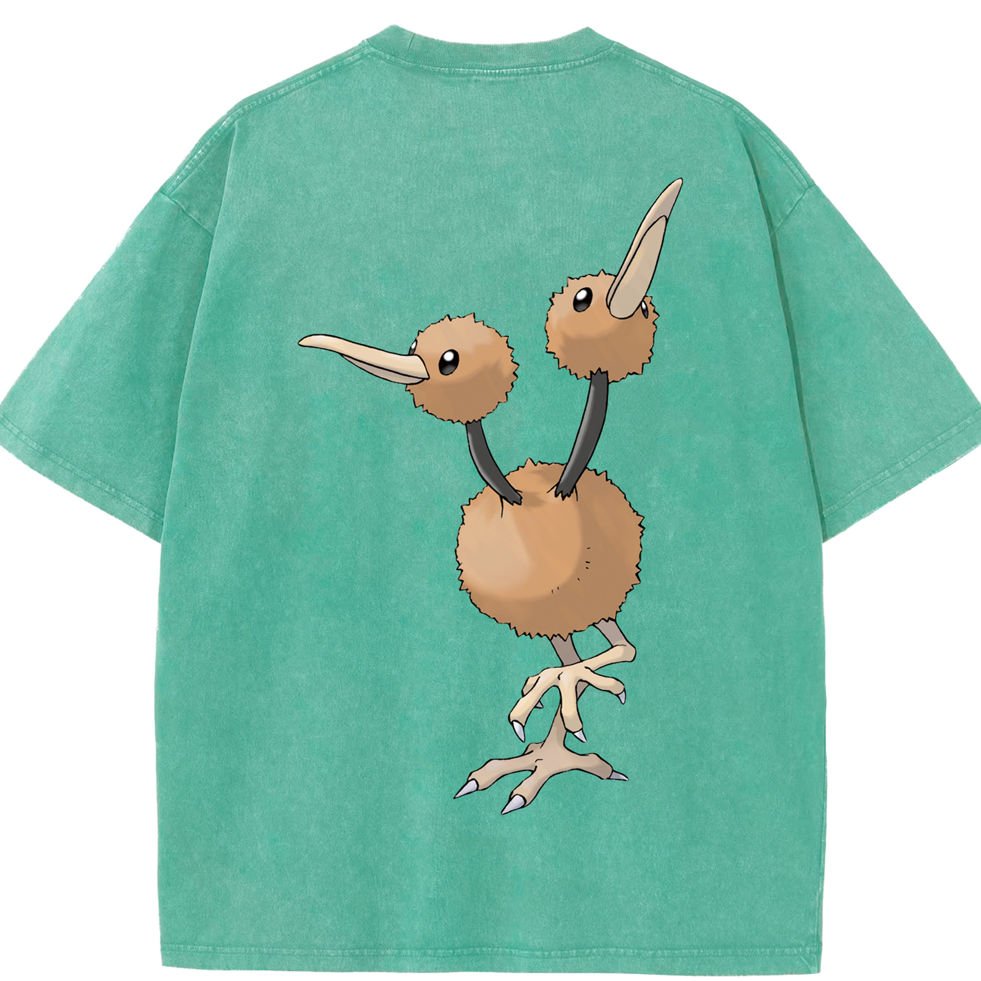 （画像用） ポケットモンスター Pokémon 綿100% ヴィンテージ風 半袖Tシャツ（背面プリント）